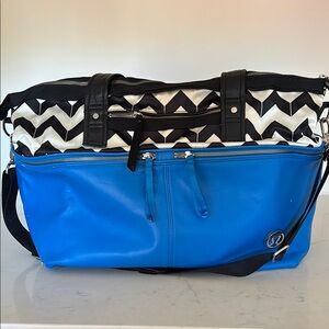 Lululemon Chevron Pattern Bag- gym or travel